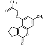 CAS#: 307549-57-1， 7-Methyl-9-(2-Oxopropoxy)-2,3-Dihydrocyclopenta[c]Chromen-4(1H)-One