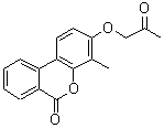 CAS#: 307551-49-1， 4-Methyl-3-(2-Oxopropoxy)-6H-Benzo[c]Chromen-6-One