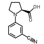 CAS#: 308108-11-4， 1-(3-Cyanophenyl)-L-Proline