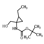 CAS#: 308266-29-7， 2-Methyl-2-Propanyl [2-Ethyl-1-(Hydroxymethyl)Cyclopropyl]Carbamate