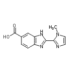 CAS#: 308362-12-1， 2-(1-Methyl-1H-Imidazol-2-Yl)-1H-Benzimidazole-6-Carboxylic Acid