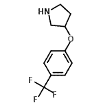 CAS#: 308386-24-5， 3-[4-(Trifluoromethyl)Phenoxy]Pyrrolidine
