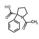 CAS 登录号：308841-65-8， 1-乙酰基-2-苯基-L-脯氨酸