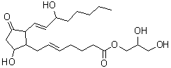 CAS#: 309260-52-4， 2,3-Dihydroxypropyl (5Z,8xi,13E)-9,15-Dihydroxy-11-Oxoprosta-5,13-Dien-1-Oate