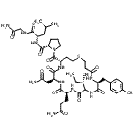 CAS#: 30927-32-3， 1-{[(4S,7S,10S,16S)-7-(2-Amino-2-Oxoethyl)-10-(3-Amino-3-Oxopropyl)-13-[(2S)-2-Butanyl]-16-(4-Hydroxybenzyl)-6,9,12,15,18-Pentaoxo-1-Thia-5,8,11,14,17-Pentaazacycloicosan-4-Yl]Carbonyl}-L-Prolyl-L-Leu Cylglycinamide