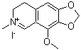 CAS#: 30936-27-7， 4-Methoxy-6-Methyl-7,8-Dihydro[1,3]Dioxolo[4,5-g]Isoquinolin-6-Ium Iodide