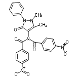 CAS#: 30957-65-4， N-(1,5-Dimethyl-3-Oxo-2-Phenyl-2,3-Dihydro-1H-Pyrazol-4-Yl)-4-Nitro-N-(4-Nitrobenzoyl)Benzamide