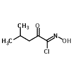 CAS#: 309711-97-5， (1Z)-N-Hydroxy-4-methyl-2-oxopentanimidoyl chloride