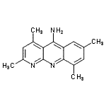结构式 CAS# 309726-06-5, 2,4,7,9-四甲基苯并o[b][1,8]萘啶-5-胺