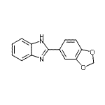 CAS#: 30978-90-6， 2-(1,3-Benzodioxol-5-Yl)-1H-Benzimidazole