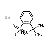 CAS 登录号：30995-69-8， 钠2-(2-甲基-2-丙基)苯磺酸酯