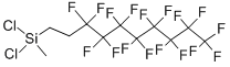 structure of CAS# 3102-79-2, 1H,1H,2H,2H-Perfluorodecylmethyldichlorosilane;Dichloro-(3,3,4,4,5,5,6,6,7,7,8,8,9,9,10,10,10-Heptadecafluorodecyl)-Methyl-Silane;1H,1H,2H,2H-Perfluorodecylmethyldichlorosilane