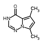 CAS 登录号：310430-97-8， 5,7-二甲基吡咯并[2,1-f][1,2,4]三嗪-4(1H)-酮