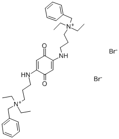 CAS#: 311-09-1， 2,5-Bis(3-diethylaminopropylamino)benzoquinone bis(benzyl chloride)