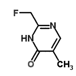 CAS#: 3110-40-5， 2-(Fluoromethyl)-5-Methyl-3H-Pyrimidin-4-One