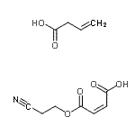CAS#: 31114-55-3， (2Z)-4-(2-Cyanoethoxy)-4-Oxo-2-Butenoic Acid - 3-Butenoic Acid (1:1)