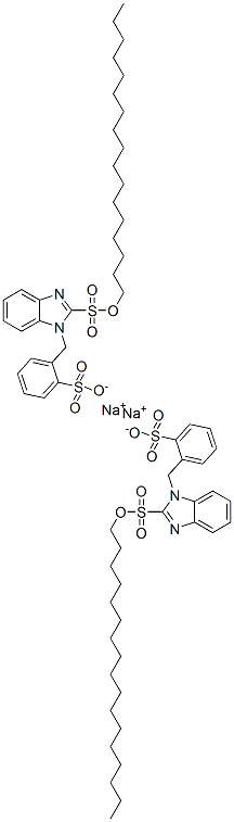 CAS#: 31135-57-6， Disodium 2-Heptadecyl-1-[(Sulphonatophenyl)Methyl]-1H-Benzimidazolesulphonate