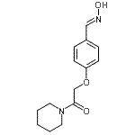 CAS#: 31189-00-1， 2-{4-[(E)-(Hydroxyimino)Methyl]Phenoxy}-1-(1-Piperidinyl)Ethanone