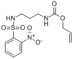 structure of CAS# 312283-45-7, Allyl [3-(2-Nitrobenzenesulfonamido)Propyl]Carbamate;[3-(2-NITROBENZENESULFONAMIDO)PROPYL]CARBAMIC ACID ALLYL ESTER;ALLYL [3-(2-NITROBENZENESULFONAMIDO)PROPYL]CARBAMATE