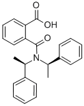 CAS#: 312619-40-2， 2-[[Bis[(1R)-1-phenylethyl]amino]carbonyl]-Benzoic acid