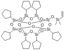 CAS#: 312693-40-6， 1,3,5,7,9,11,13-Heptacyclopentyl-15-[(ethenyldimethylsilyl)oxy]-Pentacyclo[9.5.1.13,9.15,15.17,13]octasiloxane