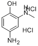 CAS 登录号：312958-14-8， 2-甲基氨基-4-氨基苯酚二盐酸盐