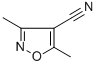 structure of CAS# 31301-46-9, 3,5-Dimethyl-4-Isoxazolecarbonitrile;3,5-DIMETHYL-4-ISOXAZOLECARBONITRILE;3,5-Dimethylisoxazole-4-Carbonitrile;4-Cyano-3,5-Dimethylisoxazole