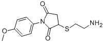 CAS#: 313379-18-9， 3-(2-Amino-Ethylsulfanyl)-1-(4-Methoxy-Phenyl)-Pyrrolidine-2,5-Dione