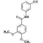 CAS#: 313552-14-6， N-(3-Hydroxyphenyl)-3,4-Dimethoxybenzamide