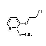 CAS#: 313657-88-4， 2-{[2-(Methylsulfanyl)-3-Pyridinyl]Oxy}Ethanol