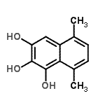 CAS#: 31368-16-8， 5,8-Dimethyl-1,2,3-Naphthalenetriol