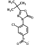 CAS#: 31399-83-4， 3-(2-Chloro-4-Nitrophenyl)-5-(2-Methyl-2-Propanyl)-1,3,4-Oxadiazol-2(3H)-One