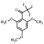 structure of CAS# 314-98-7, 2,2,2-Trifluoro-1-(2,4,6-Trimethoxyphenyl)Ethanone;2,2,2-trifluoro-1-(2,4,6-trimethoxyphenyl)ethan-1-one;2,2,2-Trifluoro-2',4',6'-trimethoxyacetophenone;MFCD00192533