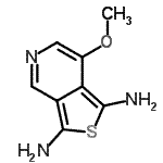 CAS#: 314033-46-0， 7-Methoxythieno[3,4-c]Pyridine-1,3-Diamine