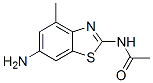 structure of CAS# 314033-48-2, N-(6-Amino-4-Methyl-2-Benzothiazolyl)-Acetamide;Acetamide, N-(6-Amino-4-Methyl-2-Benzothiazolyl)- (9CI)