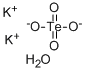 structure of CAS# 314041-10-6, Potassium Tellurate Hydrate;POTASSIUM TELLURATE HYDRATE