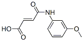 结构式 CAS# 31460-27-2, 4-(3-甲氧基苯胺基)-4-氧代丁-2-烯酸