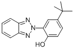 structure of CAS# 3147-76-0, 2-(5-Tert-Butyl-2-Hydroxyphenyl)Benzotriazole;2-(Benzotriazol-2-Yl)-4-Tert-Butyl-Phenol;2-(2-Benzotriazolyl)-4-Tert-Butylphenol;2-(2H-Benzotriazol-2-Yl)-4-Tert-Butylphenol