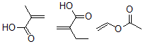 CAS#: 31550-14-8， 2-Methyl-2-Propenoic acid polymer with ethenyl acetate and ethyl2-propenoate