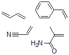 CAS 登录号：31568-32-8， 2-甲基-2-丙烯酰胺聚合物与1,3-丁二烯,苯乙烯和2-丙烯腈