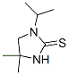 structure of CAS# 31596-21-1, 4,4-Dimethyl-1-Propan-2-Ylimidazolidine-2-Thione;1-Isopropyl-4,4-Dimethyl-Imidazolidine-2-Thione;1-Isopropyl-4,4-Dimethyl-2-Imidazolidinethione;4,4-Dimethyl-1-Propan-2-Yl-Imidazolidine-2-Thione