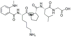 CAS#: 316364-29-1， N2-[2-(Methylamino)benzoyl]-L-lysyl-L-prolyl-L-leucyl-Glycine
