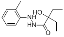 CAS 登录号:3166-48-1, 2-乙基-2-羟基-N'-(2-甲基苯基)丁烷酰肼