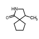 CAS#: 316790-92-8， 4-Methyl-2-Azaspiro[4.4]Nonan-1-One