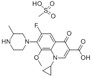 CAS#: 316819-28-0， Gatifloxacin Mesylate