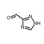 structure of CAS# 31708-25-5, 1H-1,2,4-Triazole-3-Carbaldehyde;1H-1,2,4-triazole-5-carbaldehyde