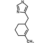CAS 登录号：317337-93-2， 4-[(3-甲基-1-环己-2-烯基)甲基]-1H-咪唑