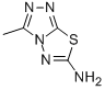 结构式 CAS# 3176-51-0, 3-甲基-[1,2,4]三唑并[4,5-d][1,3,4]噻二唑-6-胺
