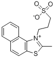 structure of CAS# 3176-77-0, 2-Methyl-1-(3-Sulfopropyl)Naphtho[1,2-d]Thiazolium Inner Salt;3-(2-Methyl-1-Benzo[E][1,3]Benzothiazol-1-Iumyl)Propane-1-Sulfonate;Zinc01919899;2-Methyl-1-(3-Sulphonatopropyl)Naphtho(1,2-D)Thiazolium