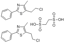 CAS#: 31805-53-5， 5-(2-Chloroethyl)-4-methyl-2-phenylthiazole ethanedisulfonate (2:1)